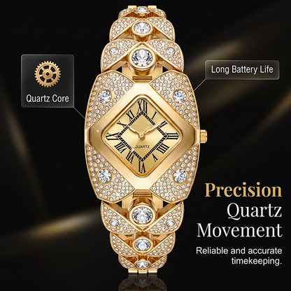🎉 2026 Sale — Over 24,600 Sold ⌚ Women's Elegant Quartz Bracelet Watch ✨