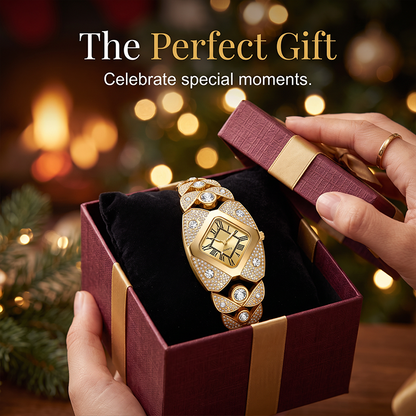 🎉 2026 Sale — Over 24,600 Sold ⌚ Women's Elegant Quartz Bracelet Watch ✨