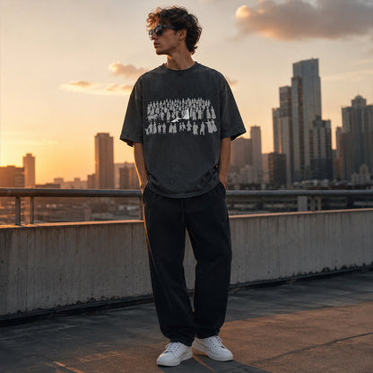 🎨✨ LIMITED TIME 50% OFF! ☁️Washed Graphic T-Shirt – Soft cotton & one-of-a-kind design – Wear your message comfortably.