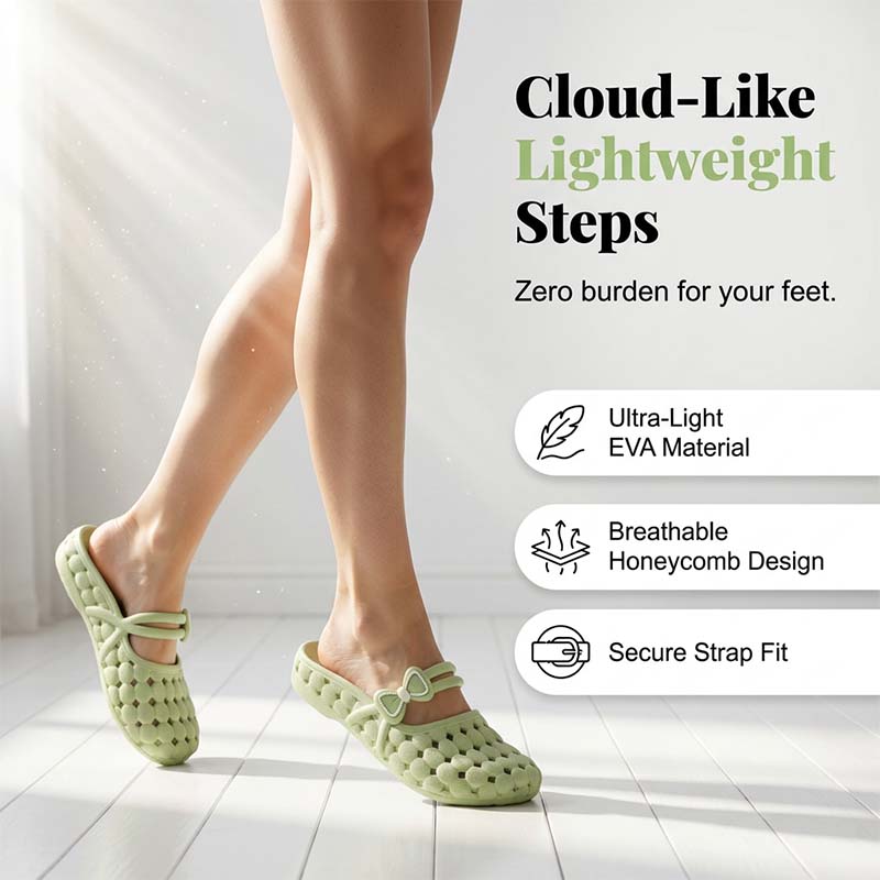 📢📢40% OFF !! ⏰Women's Closed-Toe Breathable Mules