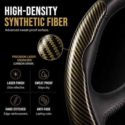 📢📢50% OFF !! ⏰Universal Carbon Fiber Steering Wheel Cover