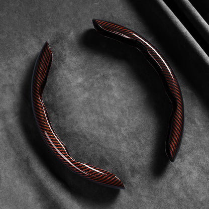 📢📢50% OFF !! ⏰Universal Carbon Fiber Steering Wheel Cover
