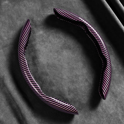 📢📢50% OFF !! ⏰Universal Carbon Fiber Steering Wheel Cover