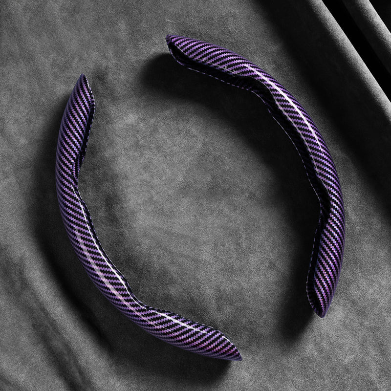 📢📢50% OFF !! ⏰Universal Carbon Fiber Steering Wheel Cover