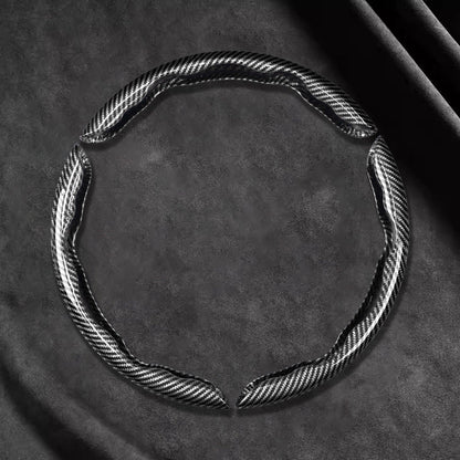 📢📢50% OFF !! ⏰Universal Carbon Fiber Steering Wheel Cover