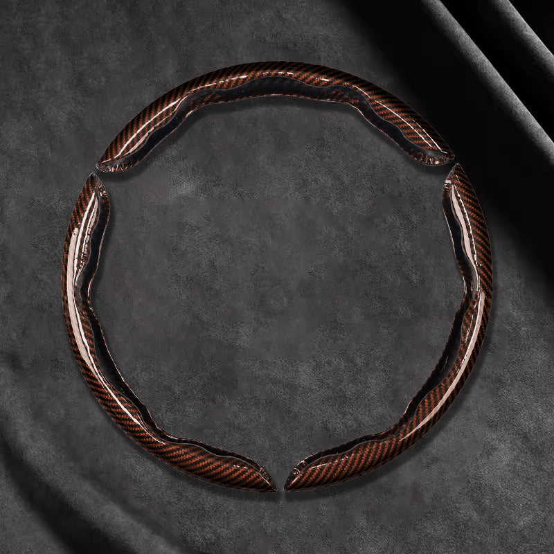 📢📢50% OFF !! ⏰Universal Carbon Fiber Steering Wheel Cover