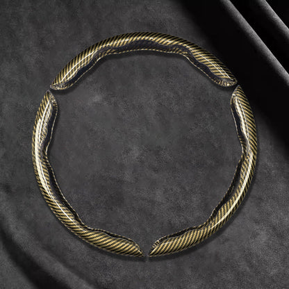 📢📢50% OFF !! ⏰Universal Carbon Fiber Steering Wheel Cover