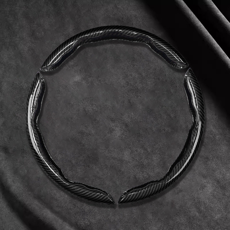 📢📢50% OFF !! ⏰Universal Carbon Fiber Steering Wheel Cover
