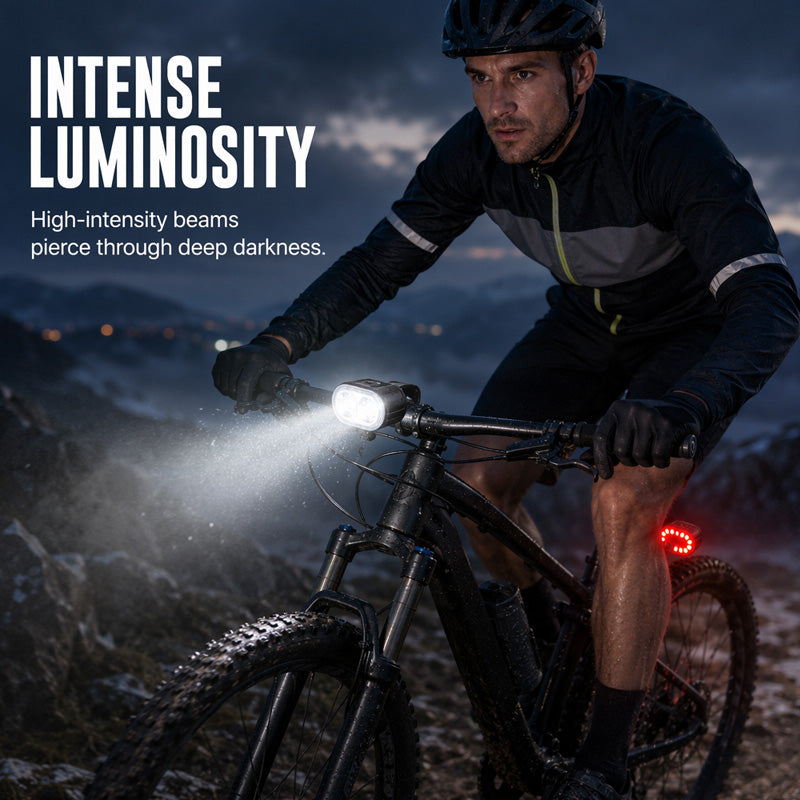 USB Rechargeable Bike Light Set🚲🔦