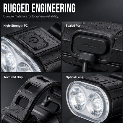 USB Rechargeable Bike Light Set🚲🔦