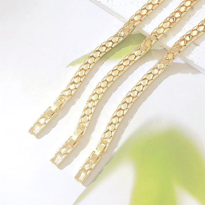 📢📢42% OFF !! ⏰Women's Elegant Gold Color Chain Bracelet