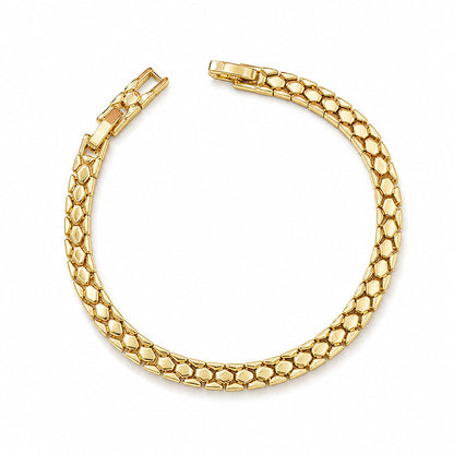 📢📢42% OFF !! ⏰Women's Elegant Gold Color Chain Bracelet