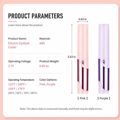 📢Instant Lift Heated Eyelash Curler