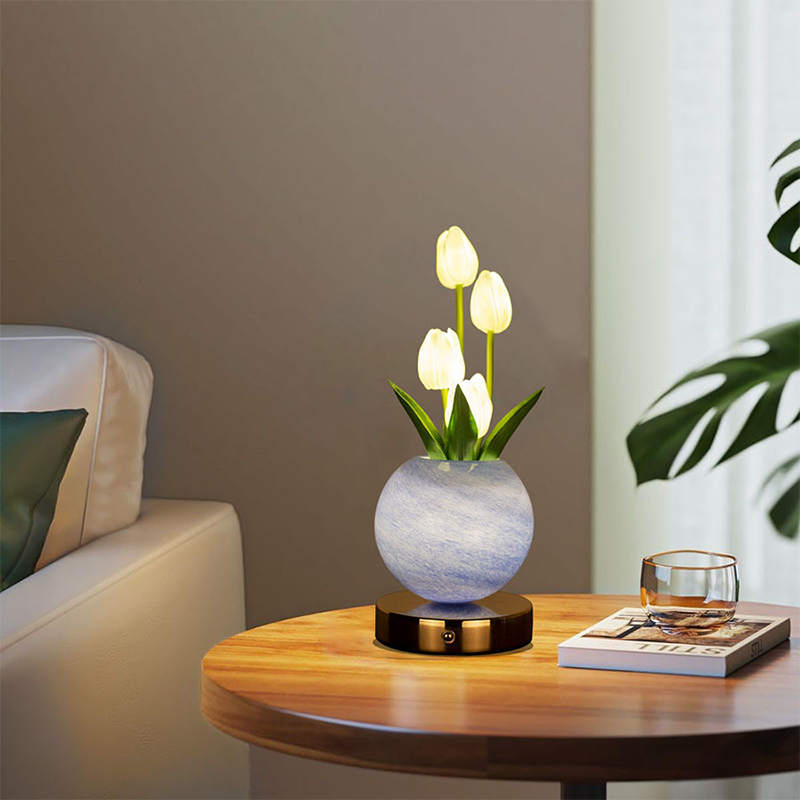 📢📢40% OFF !! ⏰Elegant Tulip Bouquet Night Light