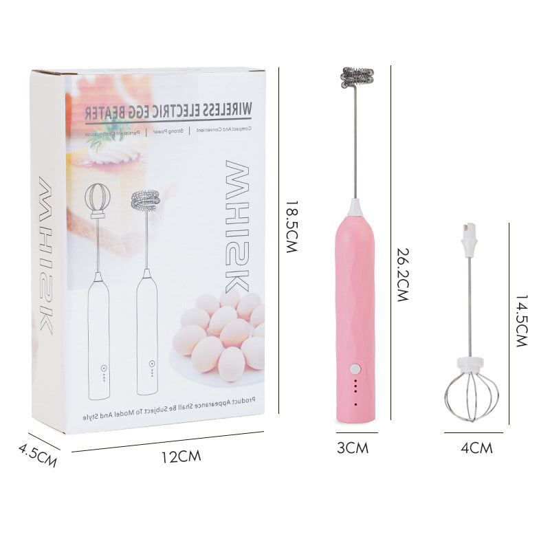 Handheld Milk Frother with 3 Speeds Adjustable