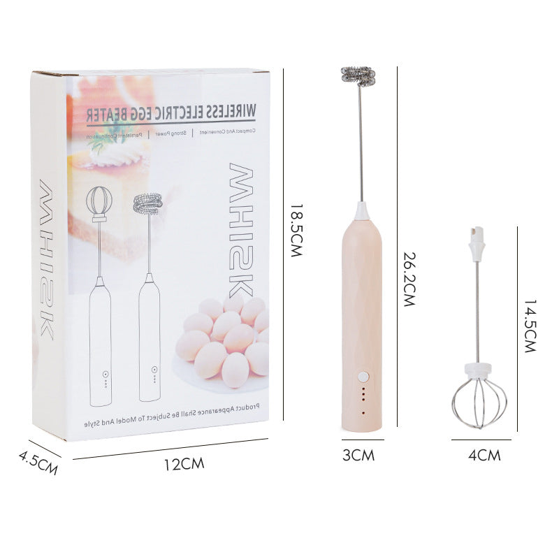 Handheld Milk Frother with 3 Speeds Adjustable