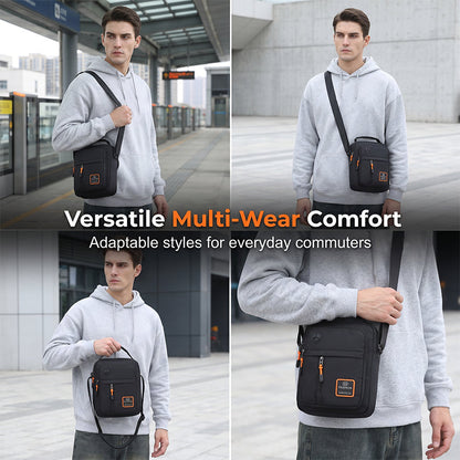 🎉 2026 Sale — Over 34200 Sold! 📢Men's Lightweight Oxford Shoulder Crossbody Bag｜Water-resistant Multi-Pocket Commuter Sling Bag ✨
