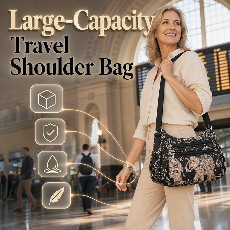 👜Women's Elegant Nylon Travel Messenger Bag – Large Capacity, Lightweight & Stylish.