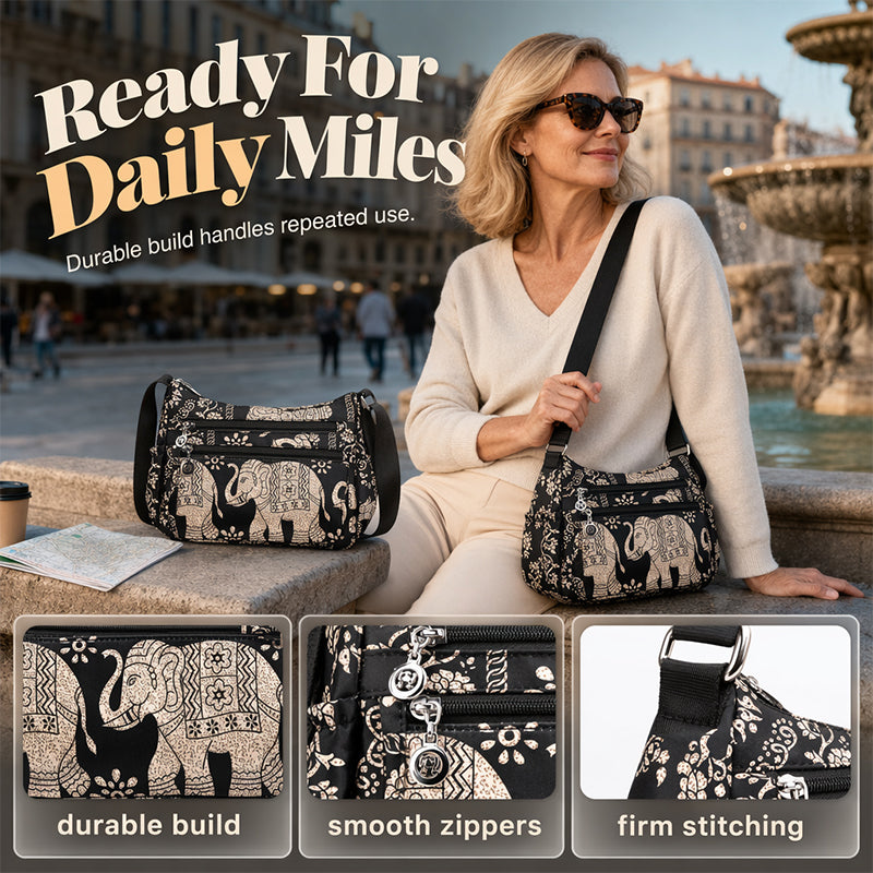 👜Women's Elegant Nylon Travel Messenger Bag – Large Capacity, Lightweight & Stylish.