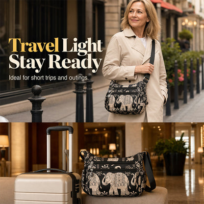 👜Women's Elegant Nylon Travel Messenger Bag – Large Capacity, Lightweight & Stylish.