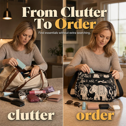 👜Women's Elegant Nylon Travel Messenger Bag – Large Capacity, Lightweight & Stylish.