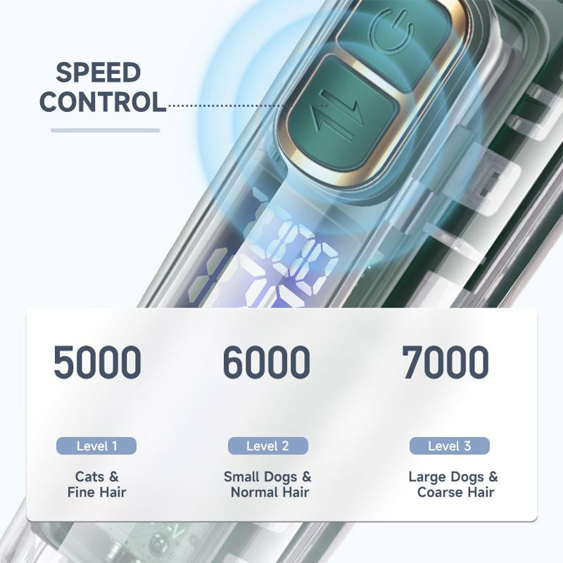 🎉 2026 Sale — Over 39000 Sold! 💰Quiet LED Display Pet Hair Clipper｜Cordless Low Noise Dog Cat Grooming Trimmer ✨