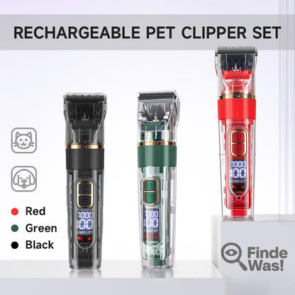 🎉 2026 Sale — Over 39000 Sold! 💰Quiet LED Display Pet Hair Clipper｜Cordless Low Noise Dog Cat Grooming Trimmer ✨