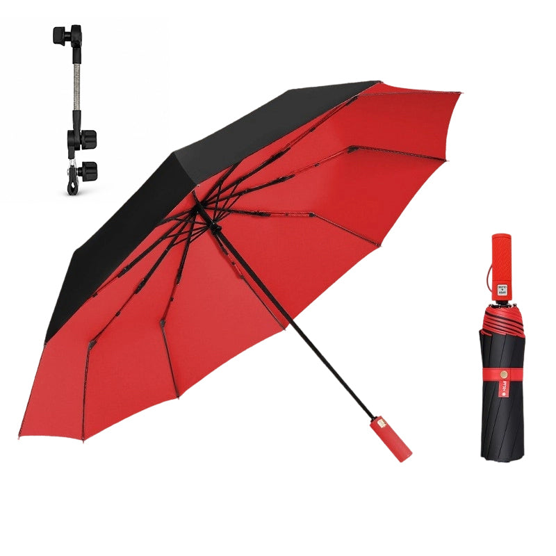 ☂️ Large Automatic Sun & Rain Umbrella – 125cm Extra Large Canopy, UV-Resistant & Quick-Dry 🌧️