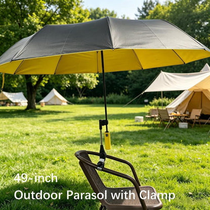 ☂️ Large Automatic Sun & Rain Umbrella – 125cm Extra Large Canopy, UV-Resistant & Quick-Dry 🌧️