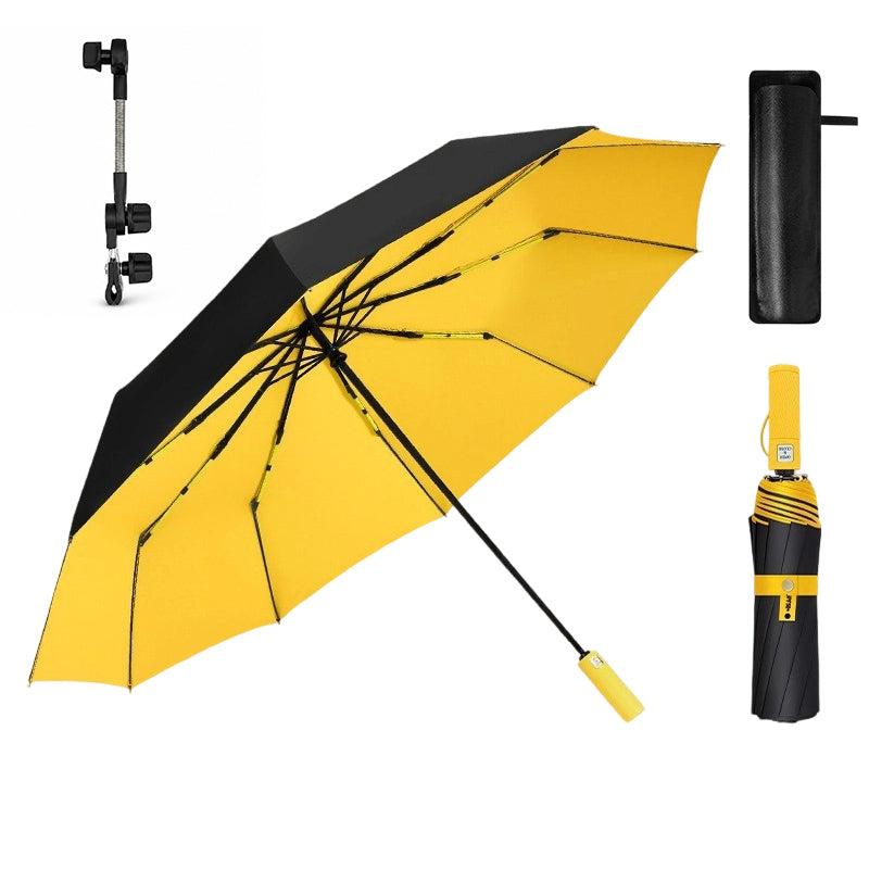 ☂️ Large Automatic Sun & Rain Umbrella – 125cm Extra Large Canopy, UV-Resistant & Quick-Dry 🌧️