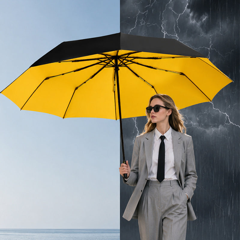 ☂️ Large Automatic Sun & Rain Umbrella – 125cm Extra Large Canopy, UV-Resistant & Quick-Dry 🌧️