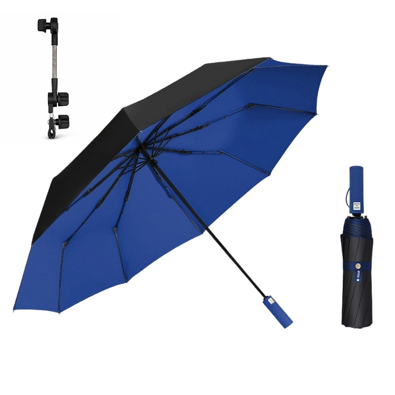 ☂️ Large Automatic Sun & Rain Umbrella – 125cm Extra Large Canopy, UV-Resistant & Quick-Dry 🌧️