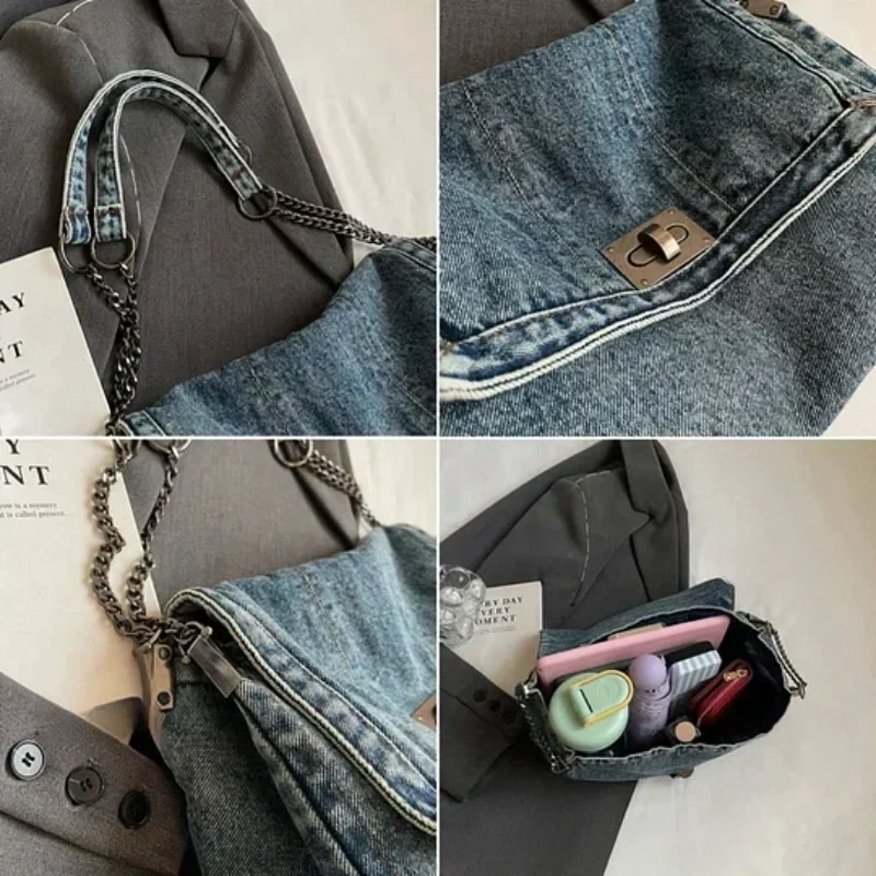 📢📢40% OFF !! ⏰Retro Large Capacity Chain Strap Shoulder Bag