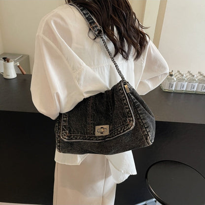 📢📢40% OFF !! ⏰Retro Large Capacity Chain Strap Shoulder Bag