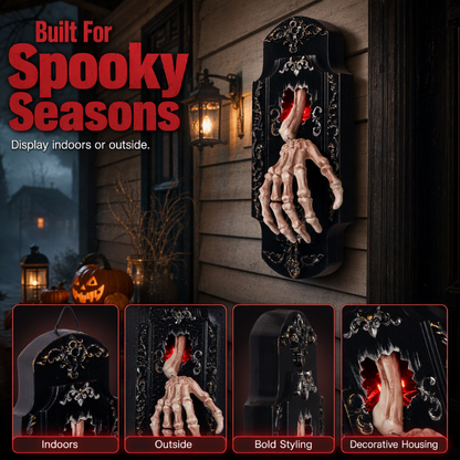 Spooky Skull Door Bell Hanging Decoration