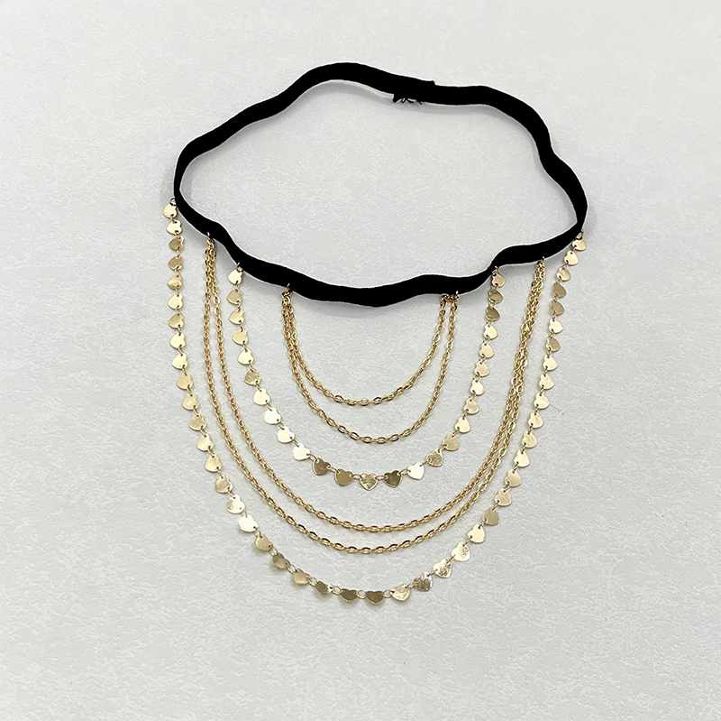 Multi-Layer Heart Tassel Thigh Chain