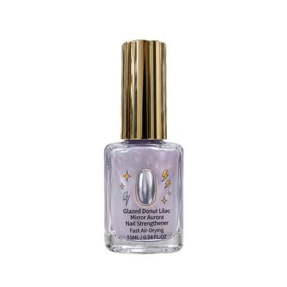 📢📢40% OFF !! ⏰Lilac Glossy Mirror Nail Strengthener