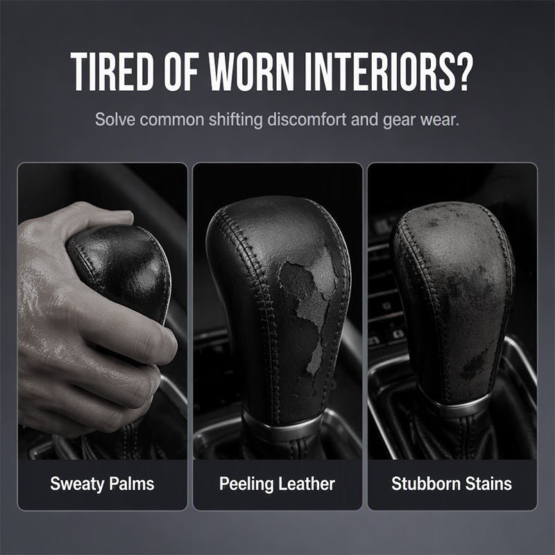 📢📢40% OFF !! ⏰Breathable Universal Car Gear Shift Knob Cover