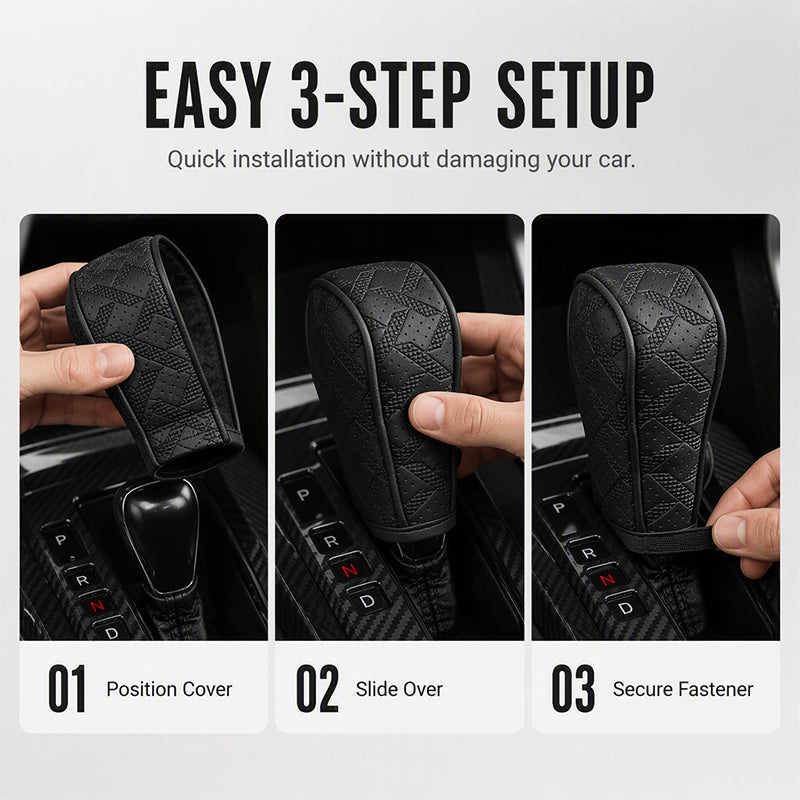 📢📢40% OFF !! ⏰Breathable Universal Car Gear Shift Knob Cover