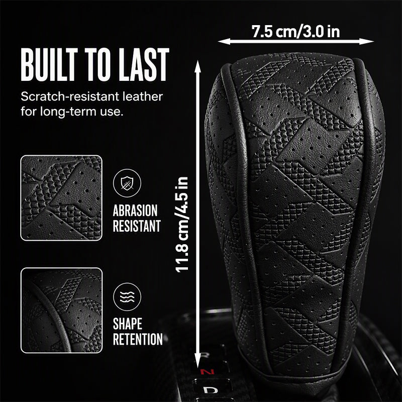 📢📢40% OFF !! ⏰Breathable Universal Car Gear Shift Knob Cover