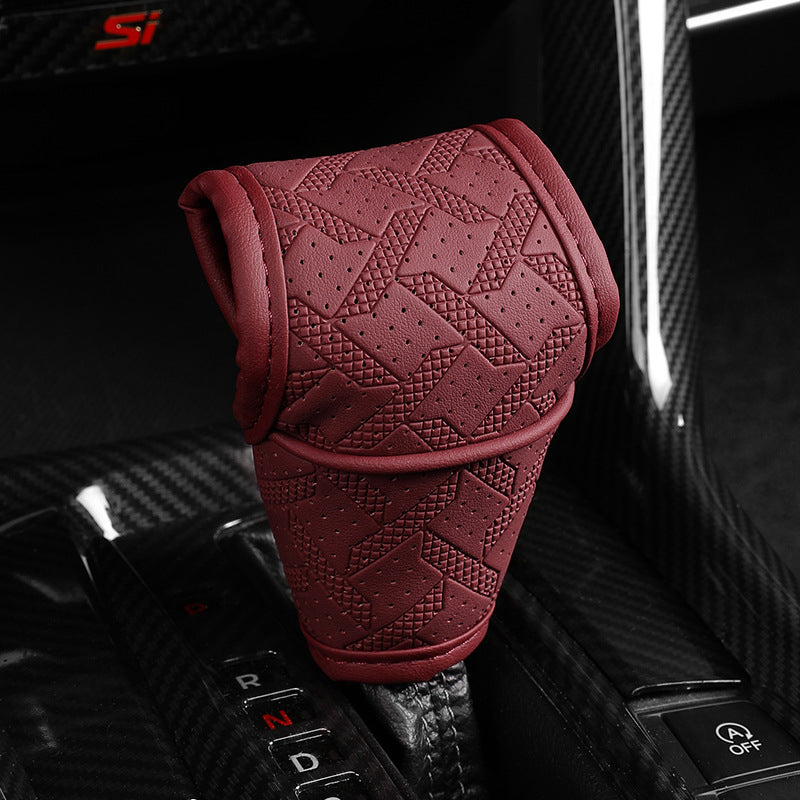 📢📢40% OFF !! ⏰Breathable Universal Car Gear Shift Knob Cover