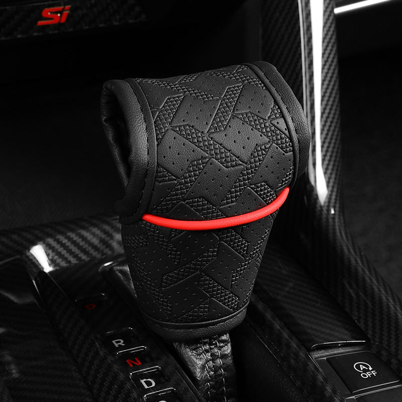 📢📢40% OFF !! ⏰Breathable Universal Car Gear Shift Knob Cover