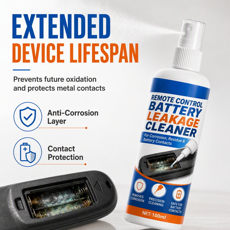 📢📢50% OFF !! ⏰Remote Control Battery Leakage Cleaner