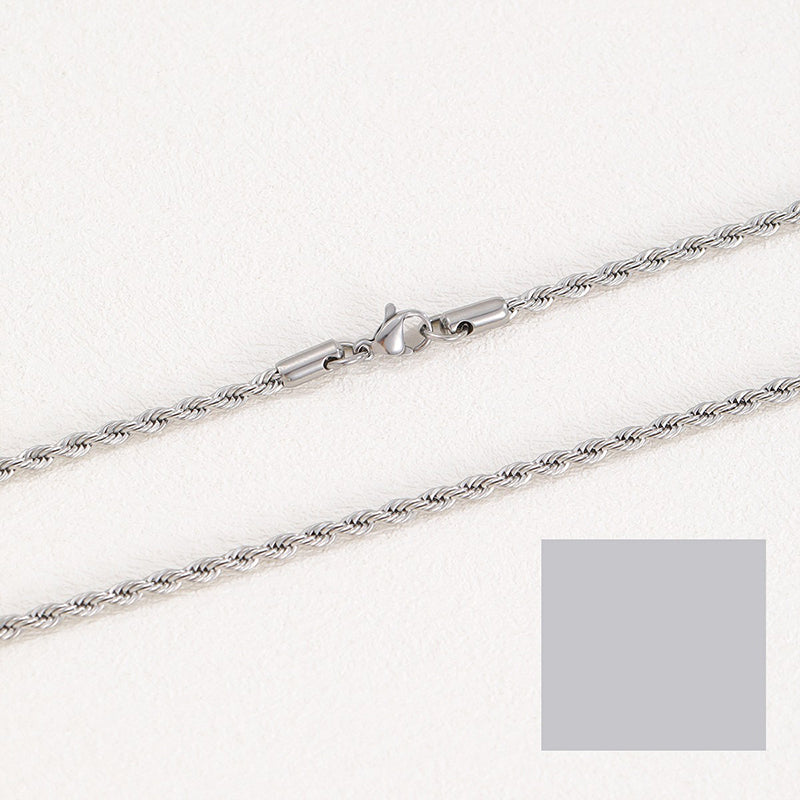 📢📢40% OFF !! ⏰Men's Sprakling Rhinestone Pendant Necklace