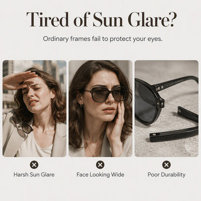 Chic Sunglasses with Rhinestone Accents for Women