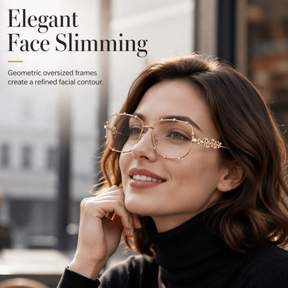 Chic Sunglasses with Rhinestone Accents for Women