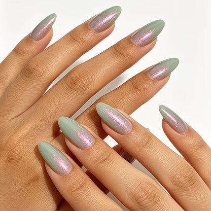 Glitter Aurora Cat Eye Gel Polish