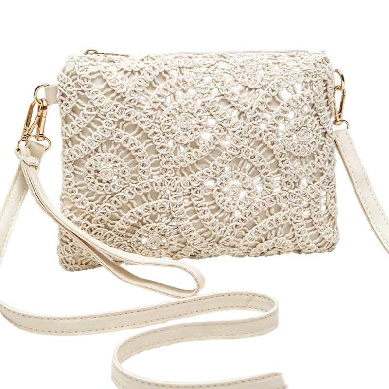 Versatile Floral Crossbody Bag