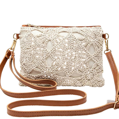 Versatile Floral Crossbody Bag