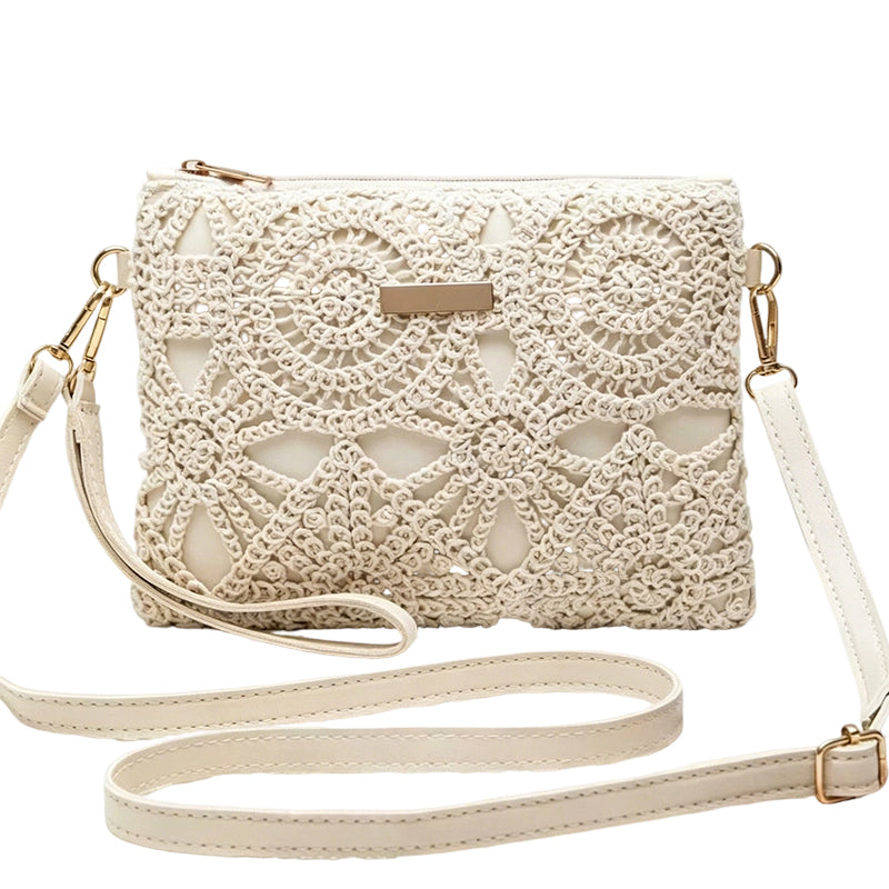 Versatile Floral Crossbody Bag